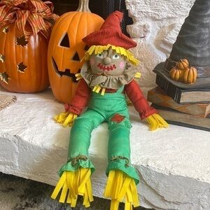 1993 VINTAGE SCARECROW SOFT AUTUMN FALL PLUSH 24"H by International Silver Co.